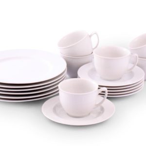 Friesland Kaffee-Set 18tlg. Venice Weiß