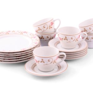 Friesland Kaffee-Set 18tlg. Horizont Rosen