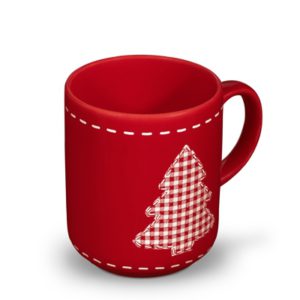 Friesland Becher Tannenbaum 0,25l Winterzauber Rot