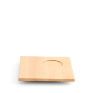 Friesland Untertasse aus Holz 13cm Chai Ahorn