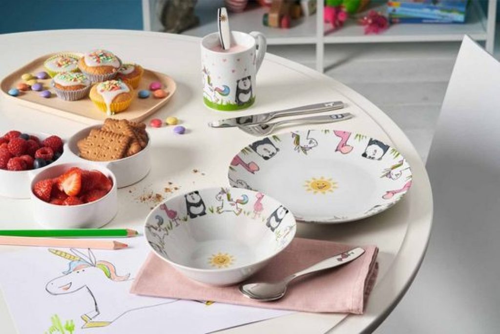 Personalisiertes Kindergeschirr 5-tlg. - Mit Namen & Polizei Motiv