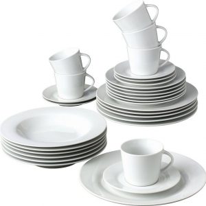 Retsch Arzberg Kombiservice »Classico« (30-tlg), Porzellan, zeitlose, schlichte Form