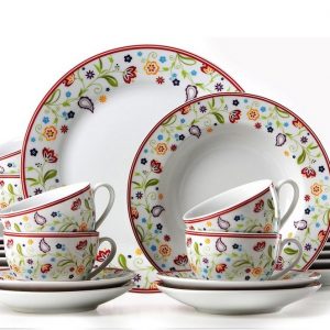 Ritzenhoff & Breker Kombiservice (30-tlg), Porzellan, Spülmaschinengeeignet