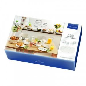 Villeroy & Boch For Me Weiß Kaffee-Set 4 Personen 12-tlg.