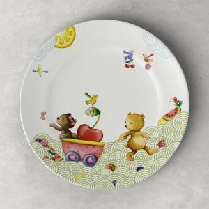 Hungry as a Bear Kinderteller flach 21,5×21,5×1,5cm
