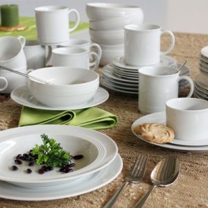 Kombi-Service 42tlg. Jeverland Weiß