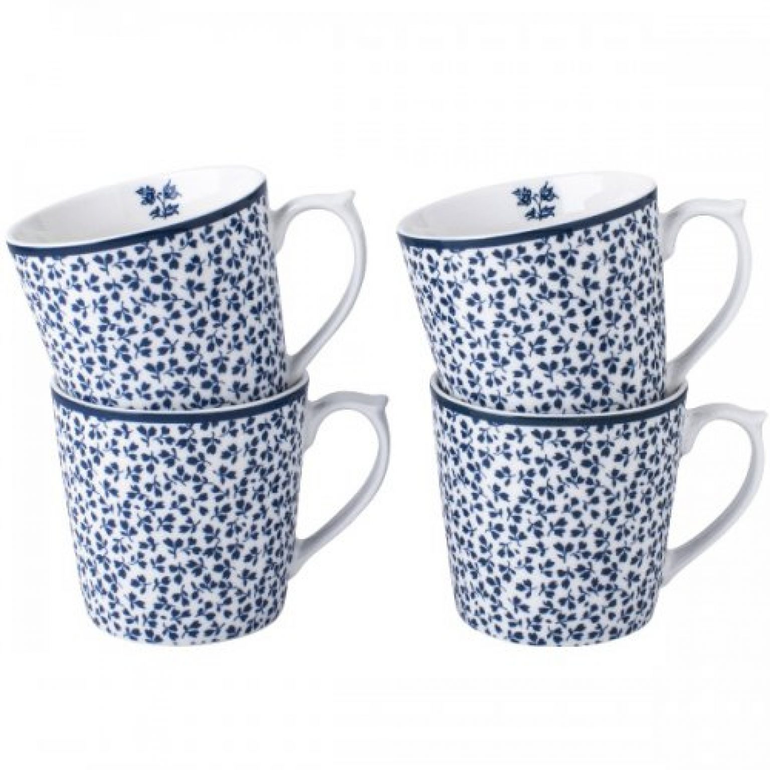 ♋ Laura Ashley Becher-Set Floris (4-teilig) Porzellan Geschirr kaufen ...
