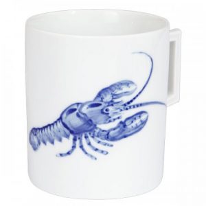 Meissen Henkelbecher Berlin Blue Treasure Hummer
