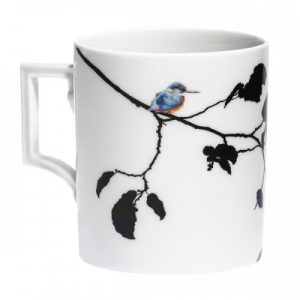 Meissen Henkelbecher Berlin Kingfisher
