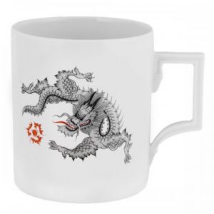 Meissen Henkelbecher Berlin Ming Drache