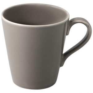 Organic Taupe Becher mit Henkel, taupe, 12,5 x 9 x 10 cm