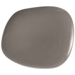 Organic Taupe Speiseteller, taupe, 28 x 24 x 3 cm