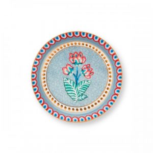 Pip Studio Teebeutelablage Flower Festival Hellblau