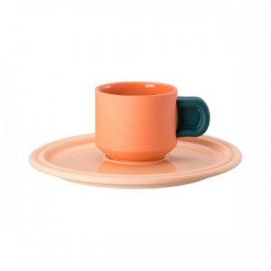 Rosenthal Espressotasse mit Untertasse Tongue Pelican (2-teilig)