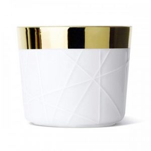 Sieger by Fürstenberg Champagnerbecher Sip of Gold Woven Weiß