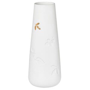 Vase 21 cm Goldenes Blatt Klein