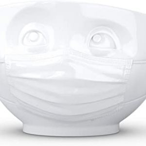FIFTYEIGHT PRODUCTS / Tassen / Schale „Zuversichtlich“ (Porzellan, 500ml, weiß, Made in Germany)
