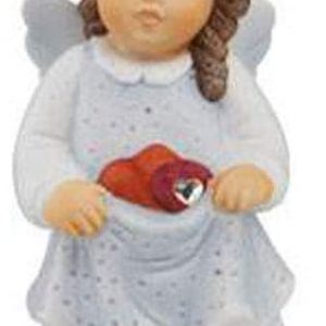 Goebel Schutzengel Figur, Porzellan, Mehrfarbig, 4.5x4x8 cm