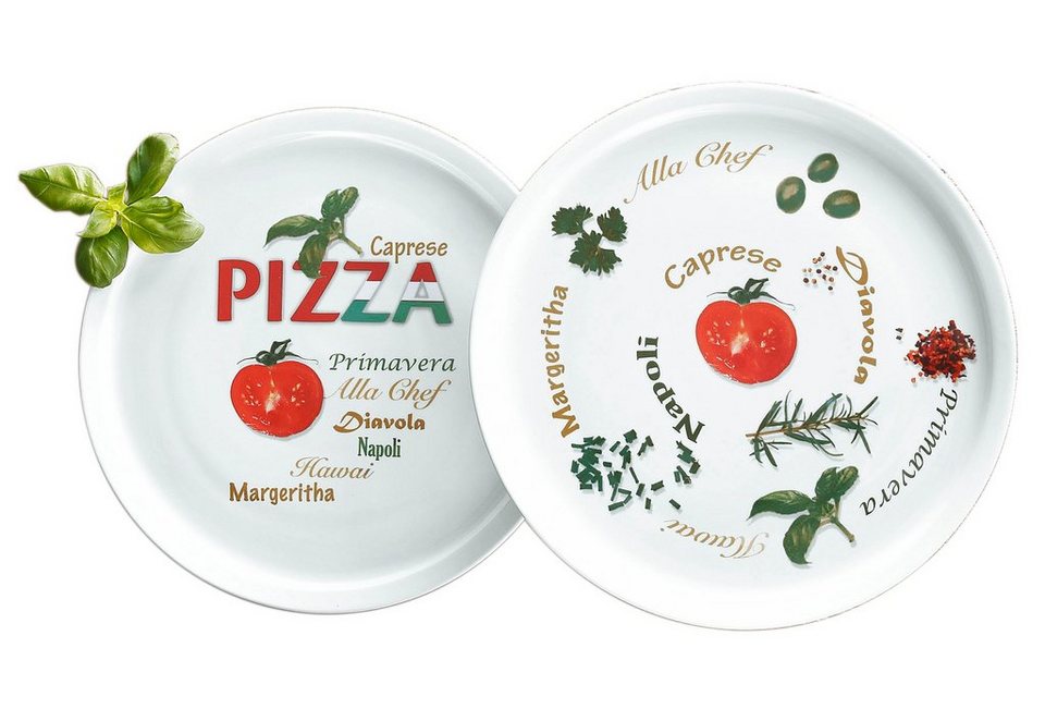 ♋ Retsch Arzberg Pizzateller »Italia«, kaufen auf Porzellan Porzellan (6 Geschirr St)