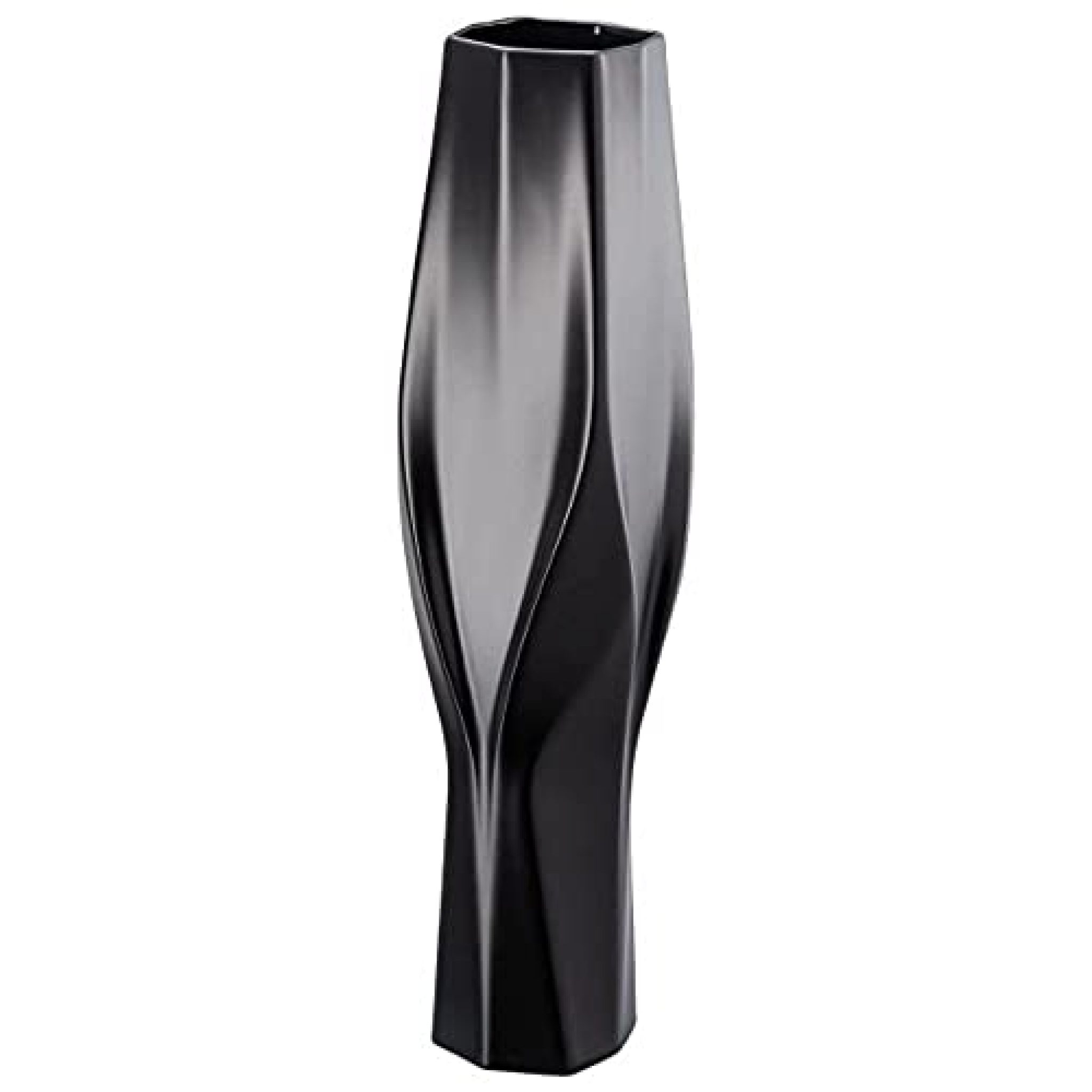 ♋ Rosenthal Vase Weave Schwarz Porzellan Zaha Hadid Design