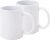 2er-Pack VBS Kaffebecher Kaffe-Tasse Porzellan weiß Pott Tee Küche Restaurant Tassen Becher
