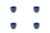 Friesland 4er-Set Eierbecher Ammerland Blue