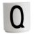 Design Letters Tasse Weiß Q