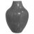 Fink Vase Gloria Hellgrau mit Goldrand (41cm)