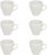 Gastro Spirit – 6 teiliges Espresso-Tassen – Weiß, 90 ml, Porzellan, dickwandig, spülmaschinenfest, 6er Tassen Set – italienisches und zeitloses…