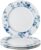 LAURA ASHLEY BLUEPRINT COLLECTABLES Speiseteller »China Rose«, (4 St), Porzellan, Ø 26 cm