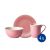 like. by Villeroy & Boch Frühstücks-Geschirrset »Color Loop Rose Frühstücks-Set, rose, 12-teilig«, Porzellan