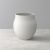 Manufacture Collier blanc Vase Perle groß 16,5×16,5×17,5cm