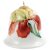 Meissen Christbaumschmuck Glocke mit Schwertlilie