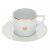 Meissen Espressotasse mit Untertasse Swords Luxury Schwertermedaillon No 41 Gold (2-teilig)