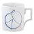 Meissen Henkelbecher Berlin Peace Collection Peace Sign Blau