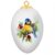 Meissen Osterei mit Blaumeise Vogelmalerei und Insektenmalerei