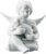 Rosenthal – Engel mit Hund – groß – Porzellan – weiß – 14,5 cm
