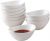 Saucenschale Set mit 10 Stück, 70 ml Porzellan-Dipschalen Set, weiße Dip-Saucenschalen für Sojasauce, Ketchup, Gewürze, BBQ Sauce oder Gewürze,…