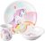 Seltmann Weiden 001.741861 Compact Mein kleines Einhorn Kinder-Set 3-teilig, Porzellan, Bunt