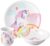 Seltmann Weiden Kindergeschirr-Set »Compact Mein kleines Einhorn« (3-tlg), Porzellan, Made in Germany