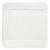 Servierplatte/ Gourmetteller quadratisch 28 cm Manufacture Rock blanc