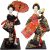 Siunwdiy 2ST japanische Geisha Kimono-Puppe – 12 Zoll (30 cm) Asian Geisha Sammlerfigur Dekoration oder Geschenk,#015