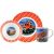 United Labels® Frühstücks-Geschirrset »Playmobil Frühstücksset für Kinder – City Action Feuerwehr Geschirr Set 3-teilig Teller, Schale & Tasse aus…