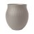 Vase 16,5×18 cm Perle Manufacture Collier taupe
