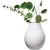 Vase 20 cm Manufacture Collier blanc Perle