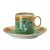 Versace by Rosenthal Espressotasse mit Untertasse Medusa Amplified Green Coin (2-teilig)