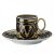 Versace by Rosenthal Espressotasse Virtus Gala Black (2-teilig)