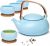 ZENS Teekanne Porzellan Set,Teeservice Japanische mit Siebeinsatz für Losen Tee, 800ml Matt Keramik Chinesisch Teekanne mit 4 Tasse 130ml mit…